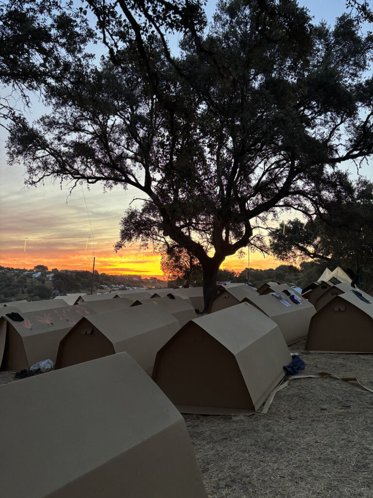Cardboard Village en Boom Festival