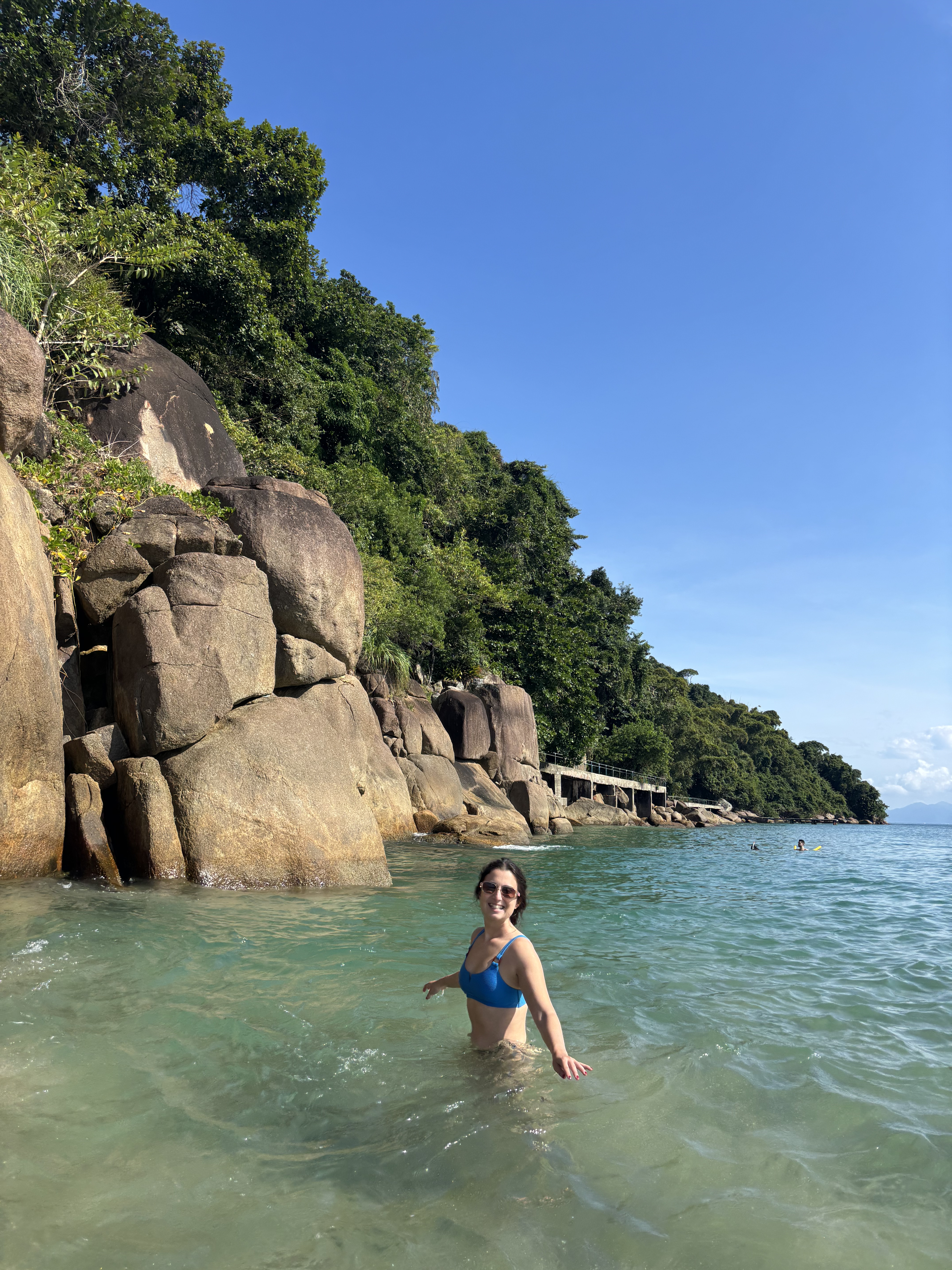 Agua clara en Ubatuba